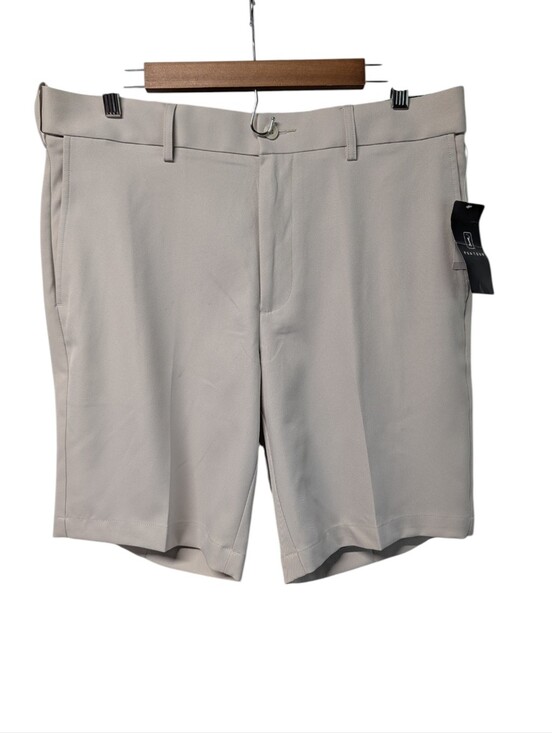 PGA Tour Other - PGA Tour Beige Golf Shorts Mens Sz 34 Expandable Waistband Moisture Wicking NWT